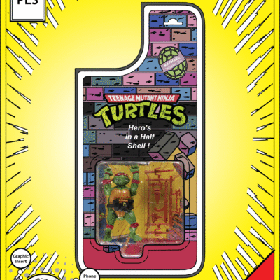iPhone 14 Plus Insert - TMNT Toy on Cardback - Raphael