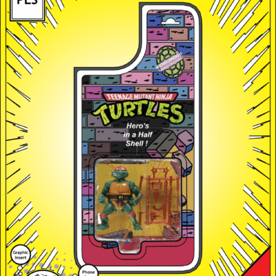 iPhone 14 Plus Insert - TMNT Toy on Cardback - Michelangelo