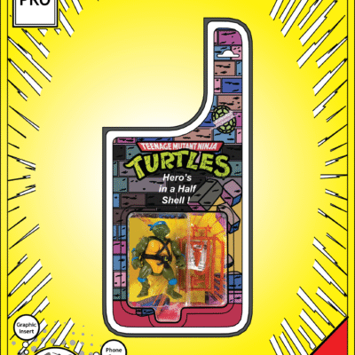 iPhone 14 Pro Insert - TMNT Toy on Cardback - Leonardo