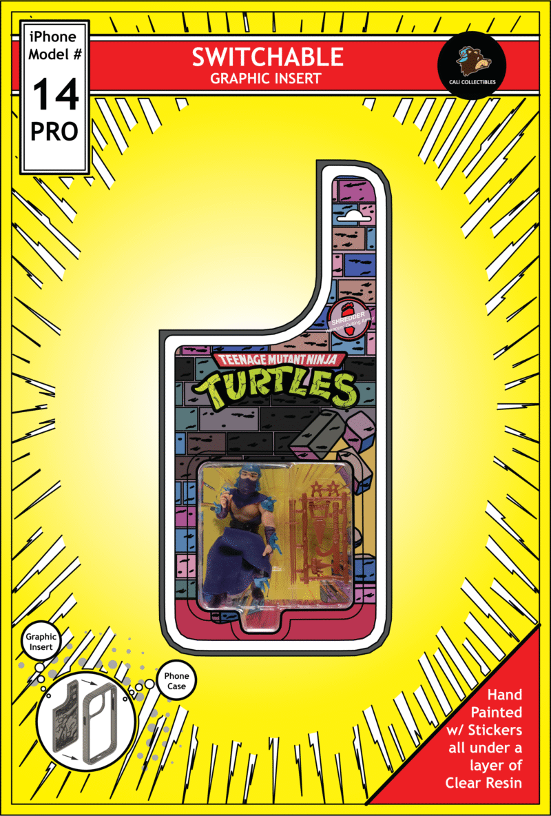 iPhone 14 Pro Insert - TMNT Toy on Cardback - Shredder