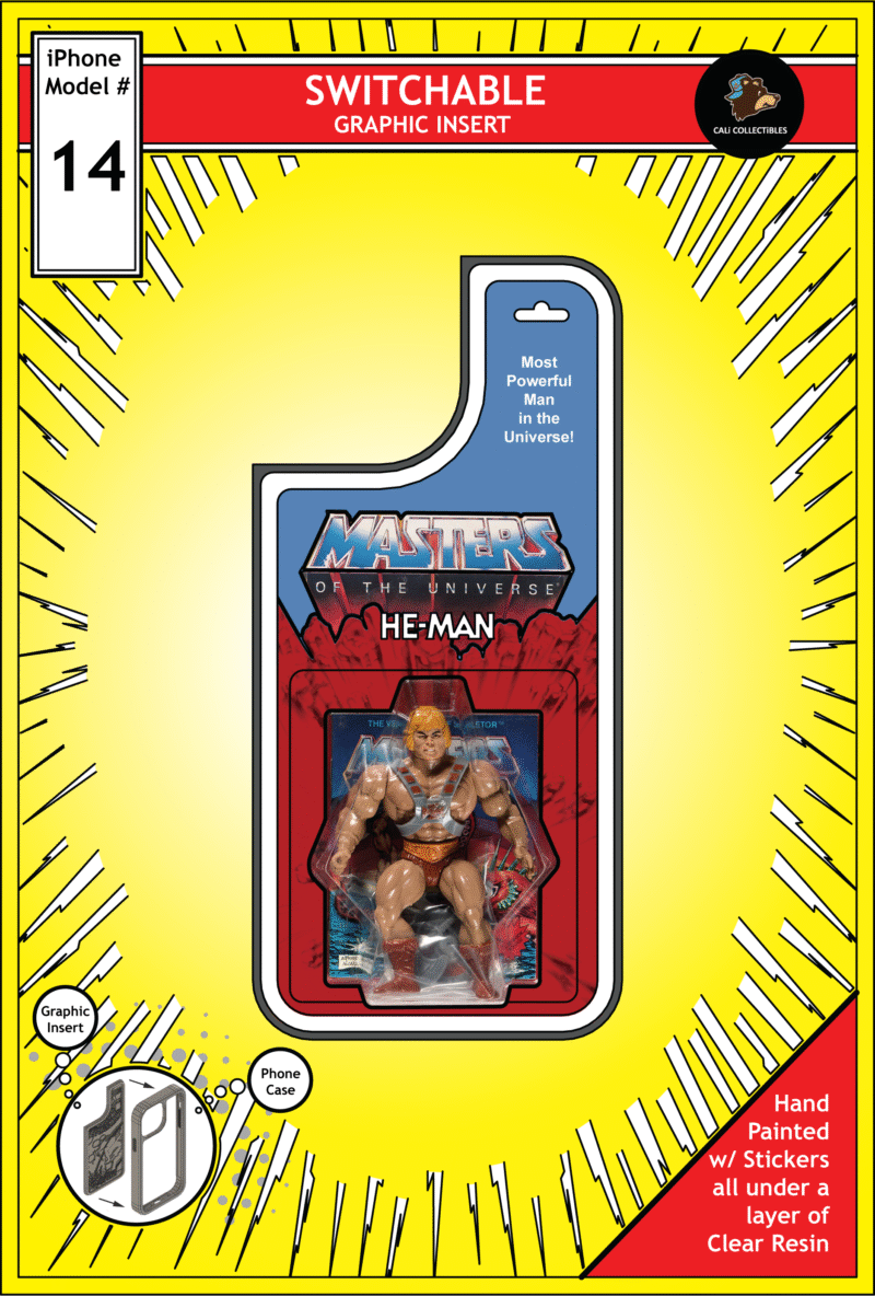 iPhone 14 Insert - MOTU Toy on Cardback - He Man
