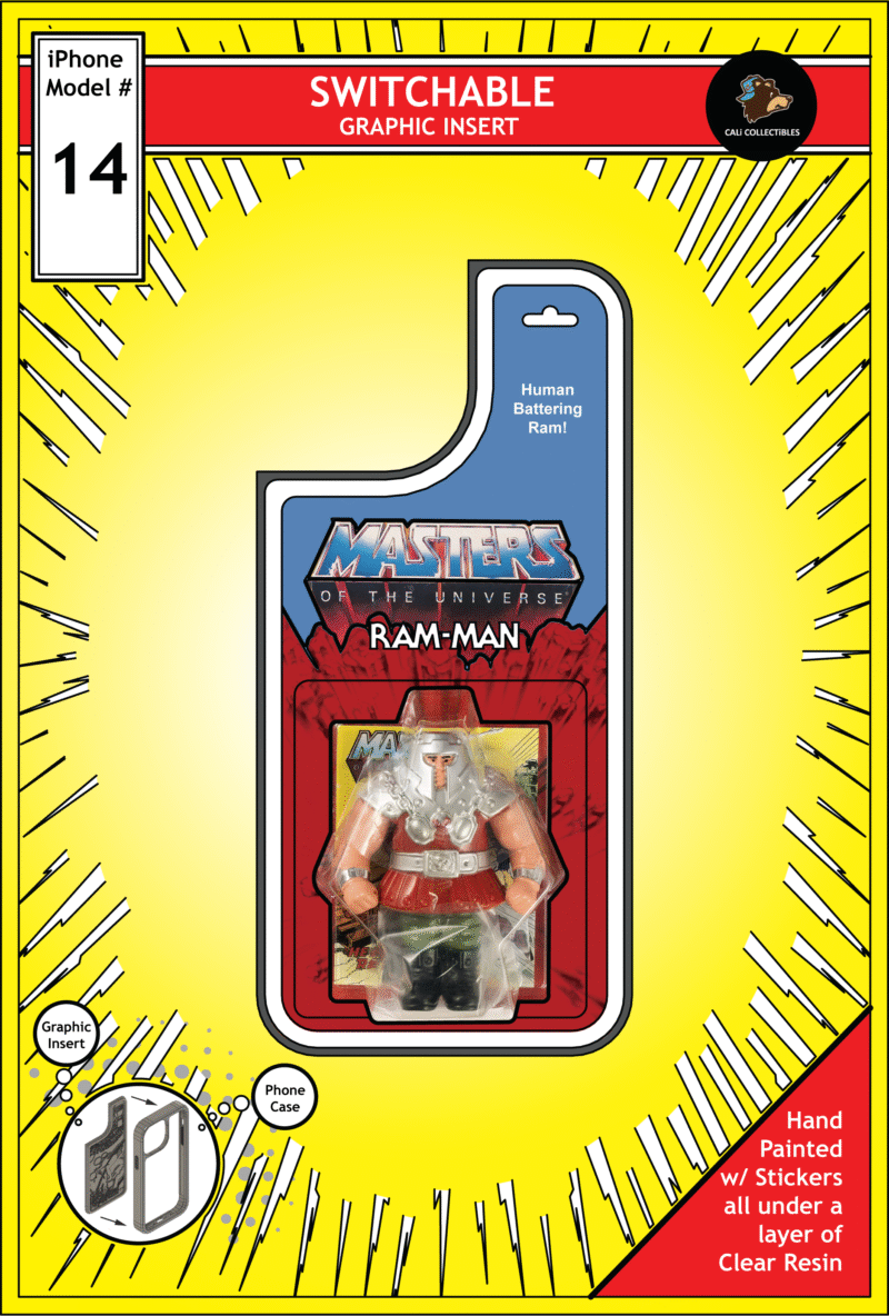 iPhone 14 Insert - MOTU Toy on Cardback - Ram Man