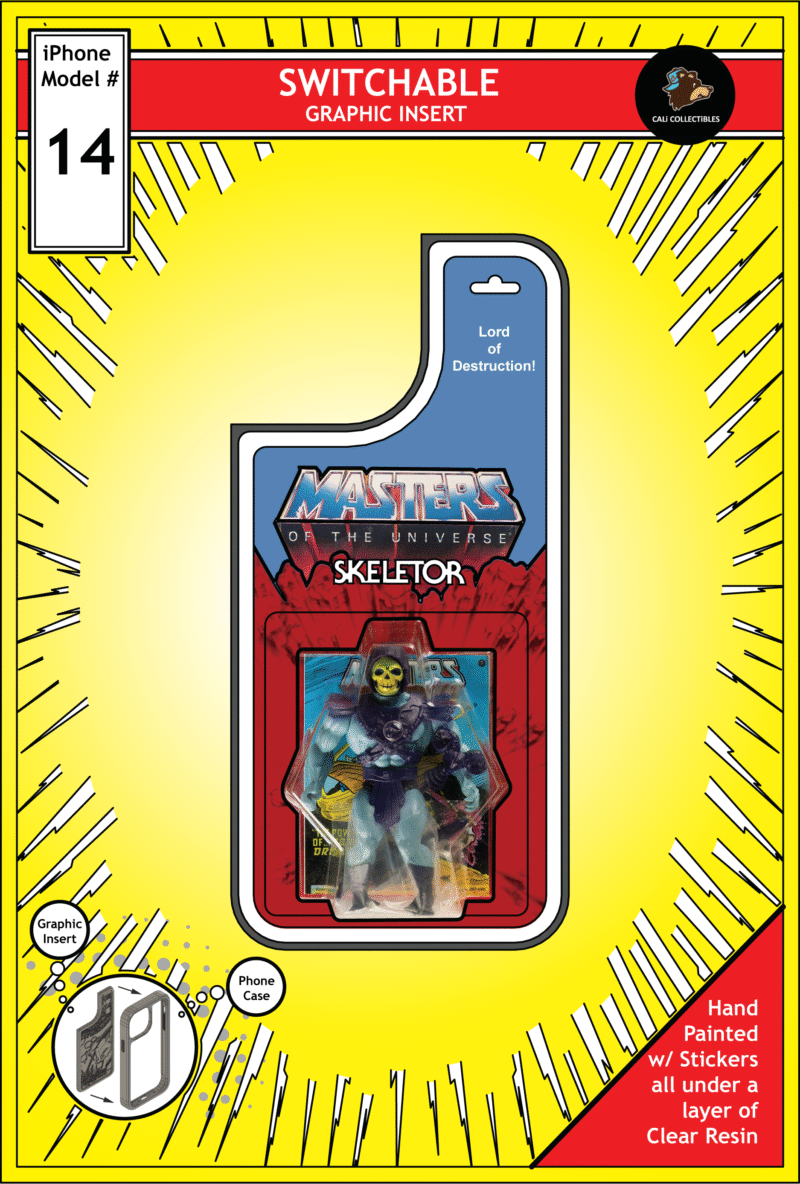 iPhone 14 Insert - MOTU Toy on Cardback - Skeletor