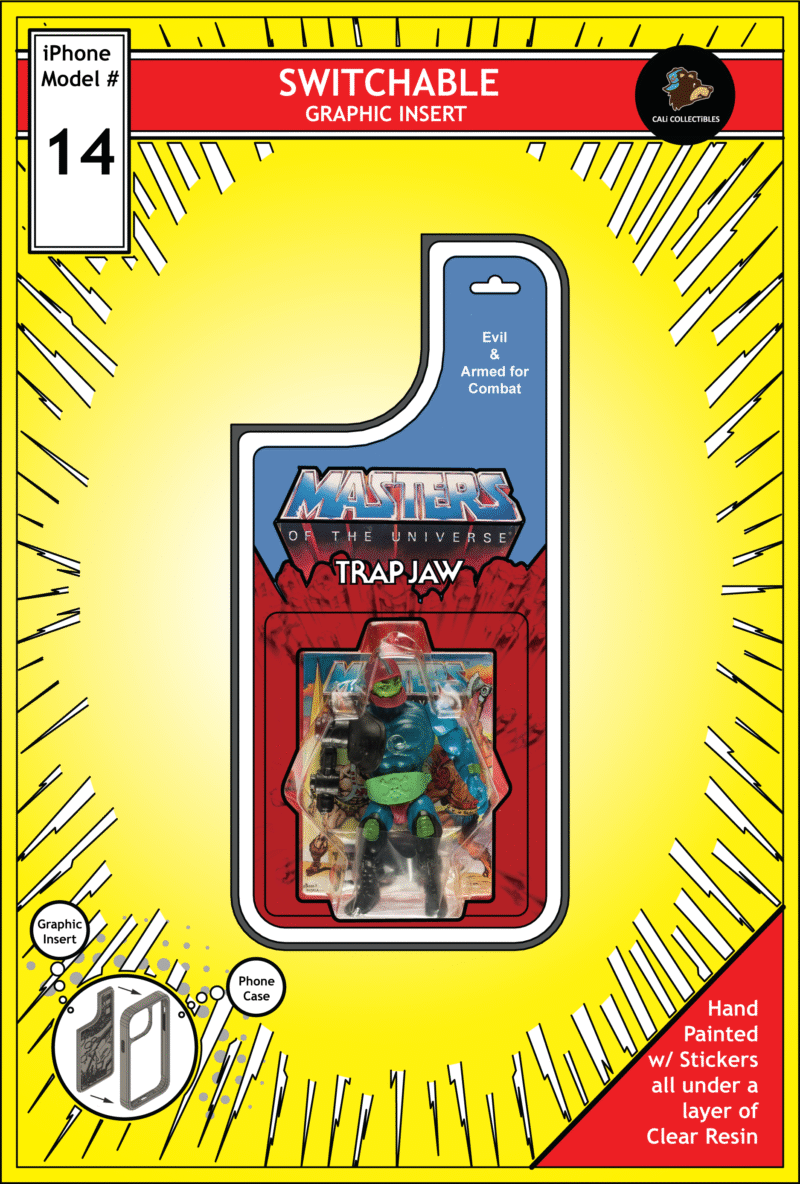 iPhone 14 Insert - MOTU Toy on Cardback - Jaw Trap
