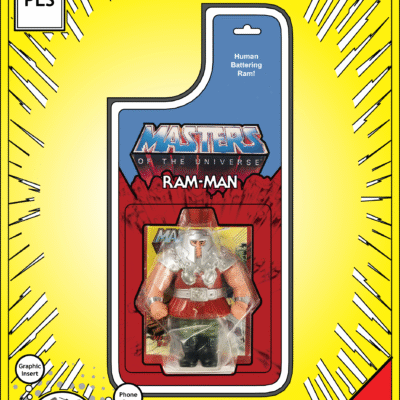 iPhone 14 Plus Insert - MOTU Toy on Cardback - Ram Man