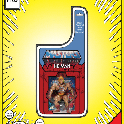 iPhone 14 Pro Insert - MOTU Toy on Cardback - He Man