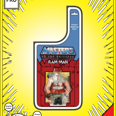 iPhone 14 Pro Insert - MOTU Toy on Cardback - Ram Man
