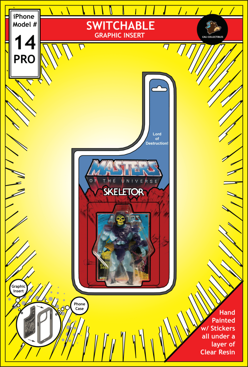 iPhone 14 Pro Insert - MOTU Toy on Cardback - Skeletor